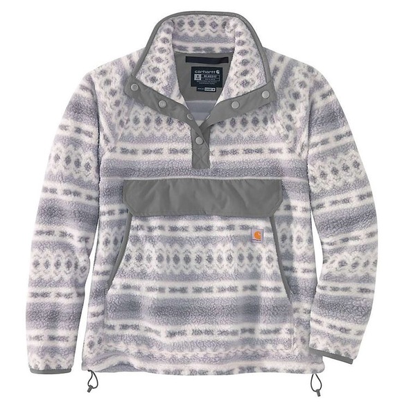 Carhartt Jackets & Blazers - Carhartt Women’s Relaxed Fit Fleece Pullover Malt Aztec, Large